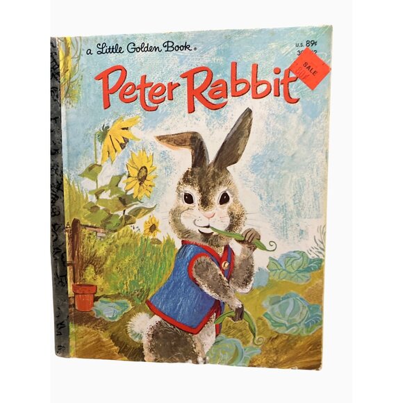The Tale Of Peter Rabbit By Beatrix Potter Hardcover Little Golden Book - Picture 2 of 15